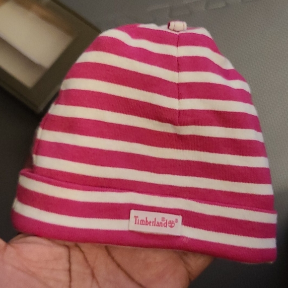Toddler Pink Timberlands with hat - Picture 4 of 4